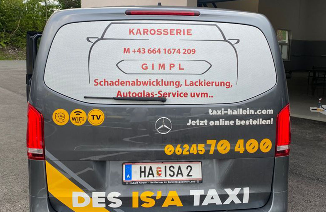 Taxiwerbung